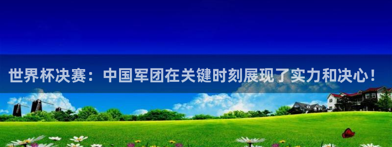 今年世界杯：世界杯决赛：中国军团在关键时刻展现了实力和决心！